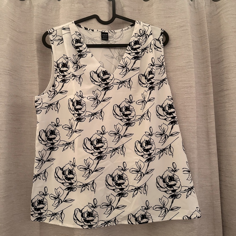 White & Black Dress Shirt